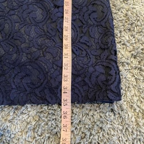 J.CREW Alexa Dress In leavers Lace Navy Size 2 Weddings & Parties Bridesmaid - Picture 7 of 12